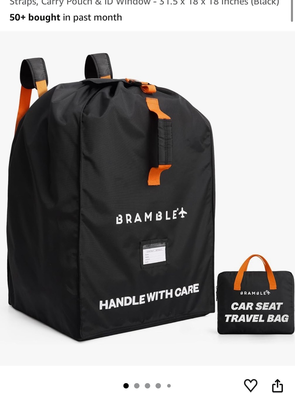 Bramble XL Car Seat Bag